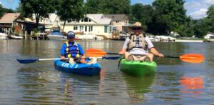Craig Moody and wife kayaking